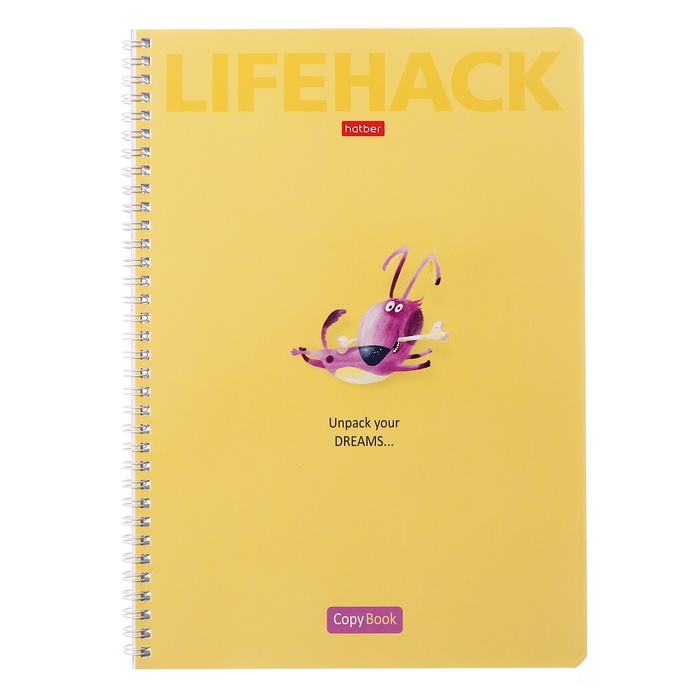 Тетрадь А4, 96 листов в клетку на гребне Тетрадь А4, 96 листов в клетку на гребне "Смекалки", обложка мелованный картон, блок офсет, МИКС