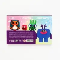 УМ И ХРУМ Пластилин 12 цветов, 180 г