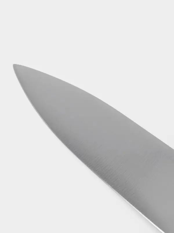 Нож кухонный шеф Sharp, лезвие 30.5 см, нержавеющая сталь, чёрная ручка