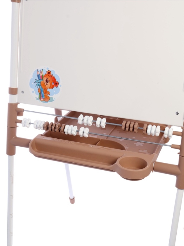 Доска знаний-мольберт 2 двусторонний ДЗМ2/БЖ бежевый