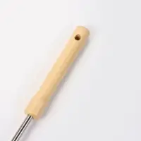 Ерш для бутылей, 50&times;8&times;4 см, форма кольцо, бамбуковая ручка, ворс бежевый