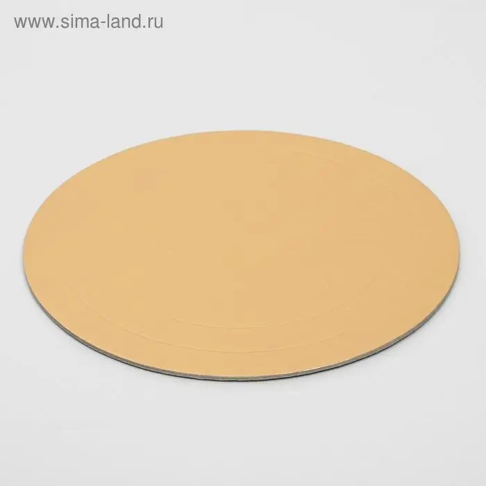 Подложка усиленная, 30 см, золото, 2,5 мм Подложка усиленная, 30 см, золото, 2,5 мм