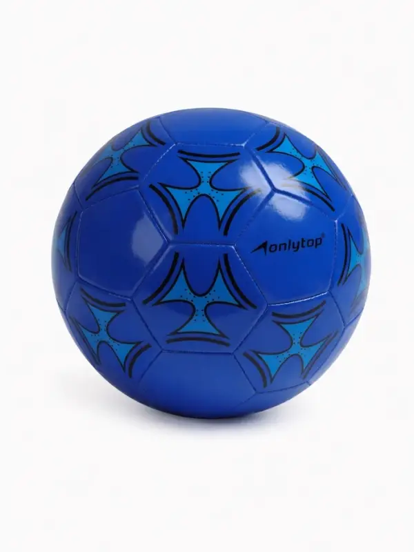 Футбольный мяч ONLYTOP, машинная сшивка, 32 панели, р. 5, PVC, МИКС