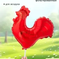 Воздушный шар фольгированный 17" &laquo;Петушок&raquo;, набор 5 шт.