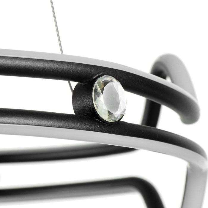 Светильник Светильник "Холтерина" LED 320Вт 3000-6000К черный 70х70х15см BayerLux