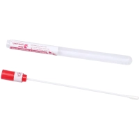 Зонд тампон(тупфер) в пробирке б/среды стер.пласт/вис Unicornmed 100шт/уп