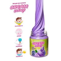 Игрушка ТМ «Slime»Cream-Slime с ароматом черничного йогурта, 250 г