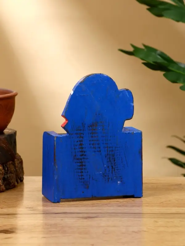 Календарь настольный "Экзотическая рыбка" дерево 11х5х14 см, цв. синий