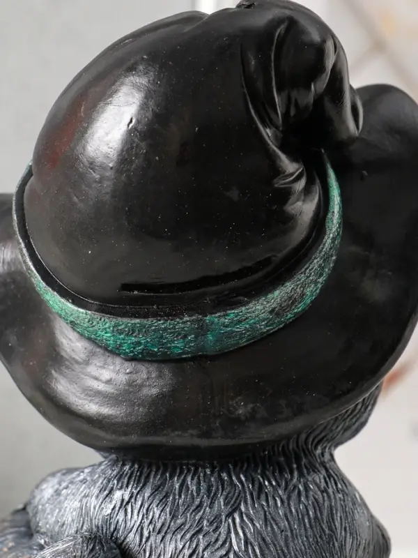 Копилка Копилка "Кот с тыквой" 27х22 см, бронза с серебром