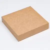 Коробка для 8 конфет + шоколад, с окном, крафт, 17.7&times;17.85&times;3.85 см