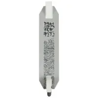 Самокат трюковой GRAFFITI Eccentric 24, колёса PU 110 мм, HIC компрессия, ABEC 9 Chrome, белый