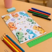 Дневник школьный для 1-4 классов, &laquo;Милые динозаврики&raquo;, мягкая обложка, 48 листов