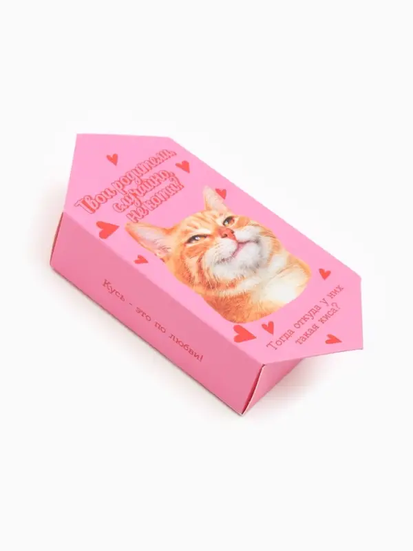 Коробка самосборная &laquo;Киса&raquo;, размер 3.5&times;7.5&times;11 см