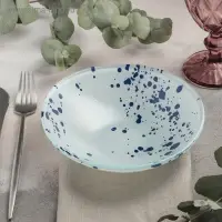 Салатник Magistro «Дали», d=18 см, стекло, голубой