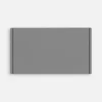 Лейбл из ПВХ Dzeta, M, серый