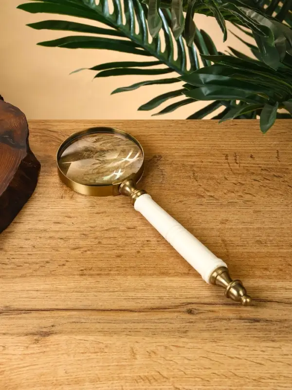 Лупа «Мориарти», 7×7×24 см, латунь, смола Лупа «Мориарти», 7×7×24 см, латунь, смола