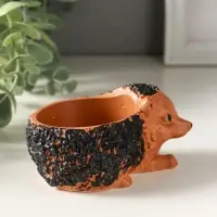 Подставка для мелочей "Ежик" 5х10х5 см, гипс, мультиколор