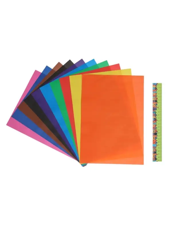 Бумага цветная Луч &laquo;Школа творчества&raquo;, А4, 10 листов, 10 цветов, плотность 70 г/м&sup2;