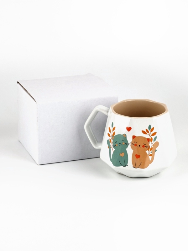 Кружка керамическая Дорого внимание «Котики», 350 мл Кружка керамическая Дорого внимание «Котики», 350 мл