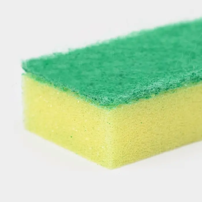 Набор губок для посуды с чистящим слоем Доляна &laquo;Макси&raquo;, 9&times;6&times;3.5 см, 10 шт.