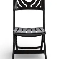 Стул садовый Decorona DeRiviera, 46&times;50&times;82 см, складной, пластиковый, горький шоколад