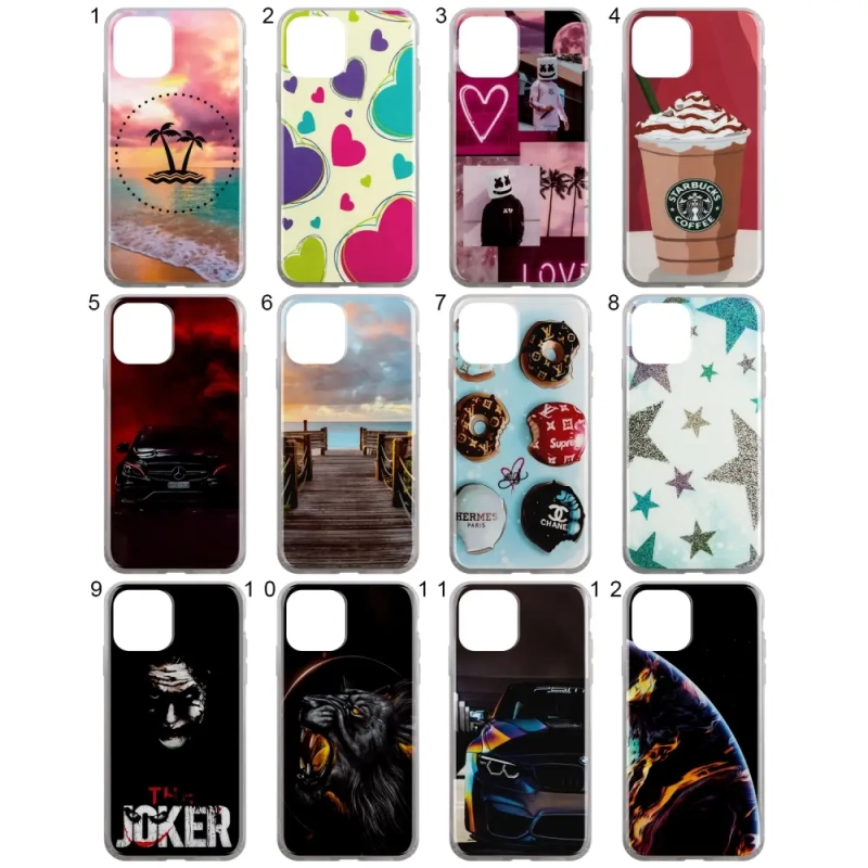 Чехол iPh 12/12 Pro с рисунками Чехол iPh 12/12 Pro с рисунками