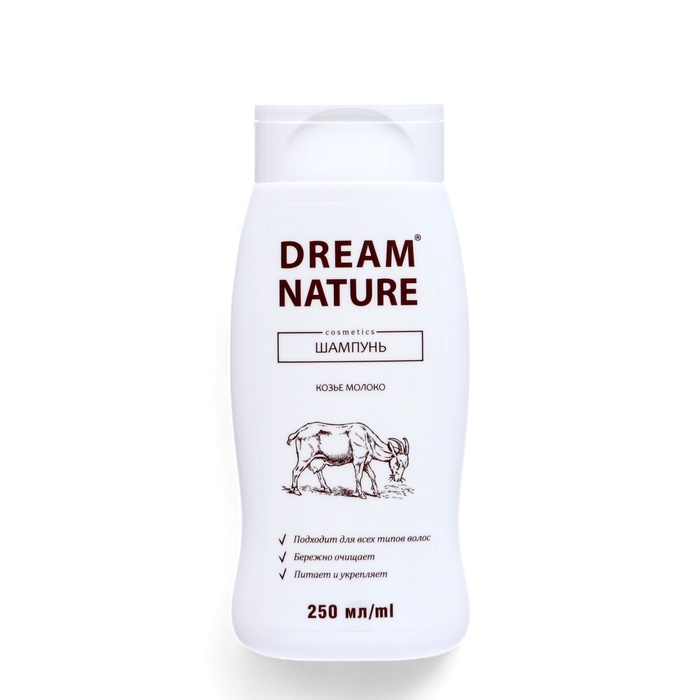 Шампунь для волос Dream Nature «Козье молоко», 250 мл Шампунь для волос Dream Nature «Козье молоко», 250 мл