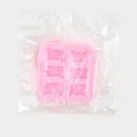 Молд для заливки Sweet, силикон, 6 ячеек, 6&times;1 см, розовый
