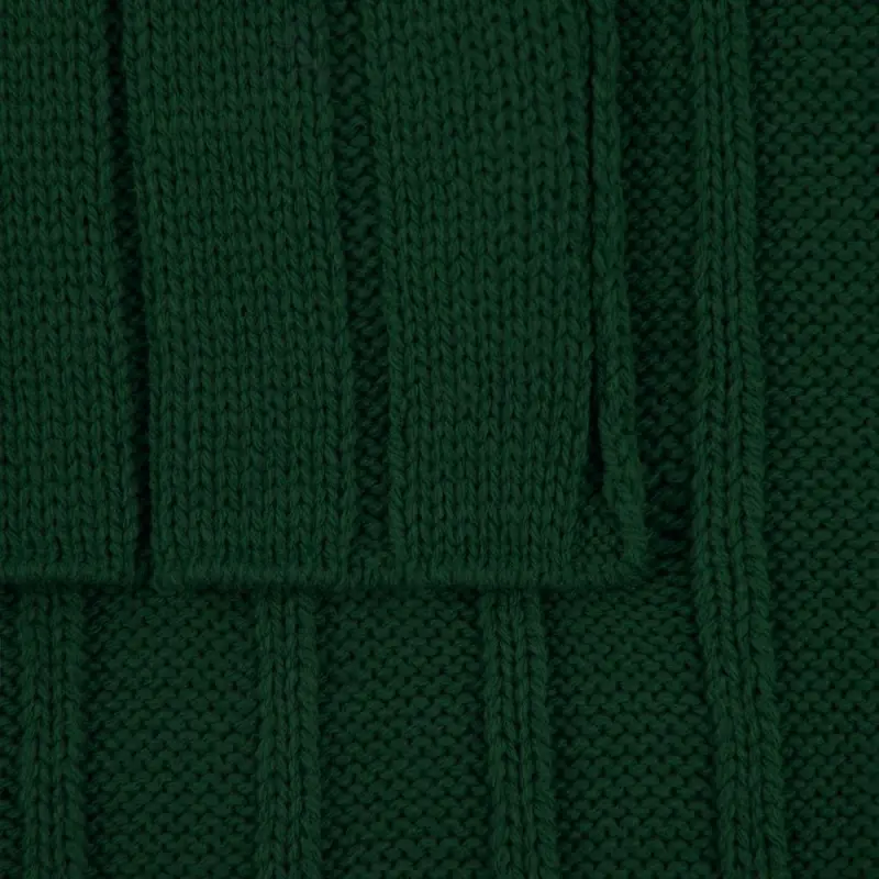 Плед Tressa, темно-зеленый Плед Tressa, темно-зеленый