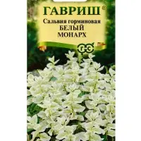 Семена цветов Сальвия Белый монарх (хорминум)* 0,05 г