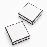 Коробочка подарочная под набор "Стиль", 9*9 см, цвет чёрно-белый