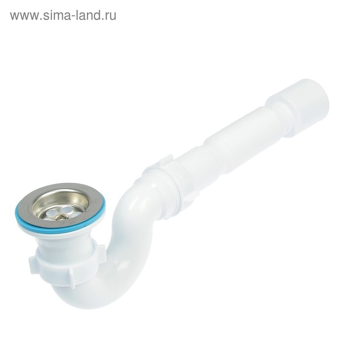 Сифон для душевого поддона  Сифон для душевого поддона "АНИ Пласт" Е115, 1 1/2" х 40 мм, с гофротрубой 50 мм