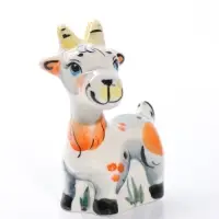 Фигурка фарфоровая &laquo;Коза Ляля&raquo;, гжель, 9&times;7&times;5 см, МИКС