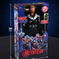 Фигурка &laquo;Тор с короткими волосами&raquo;, коллекционная, с оружием, световые эффекты, Мстители