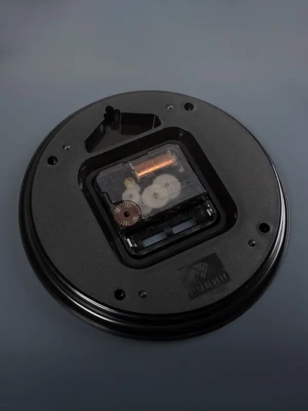 Часы настенные, интерьерные, бесшумные, плавный ход, d=32 см, металл, зеркало