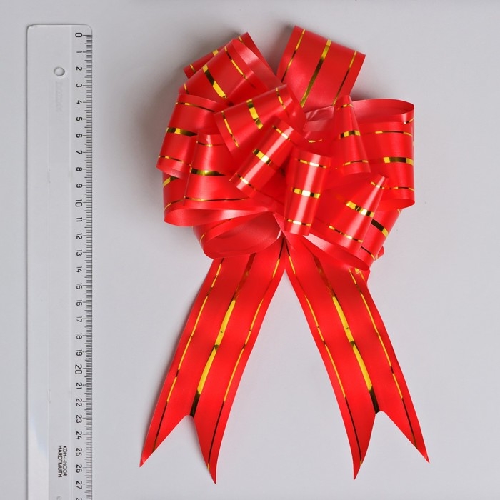Бант-шар №4,5  Бант-шар №4,5 "Золотое сечение", цвет красный