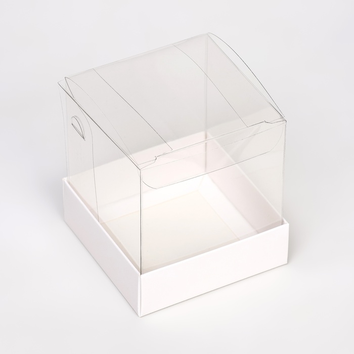 Упаковка для кондитерских изделий, белый, 8 х 8 х 9 см Упаковка для кондитерских изделий, белый, 8 х 8 х 9 см