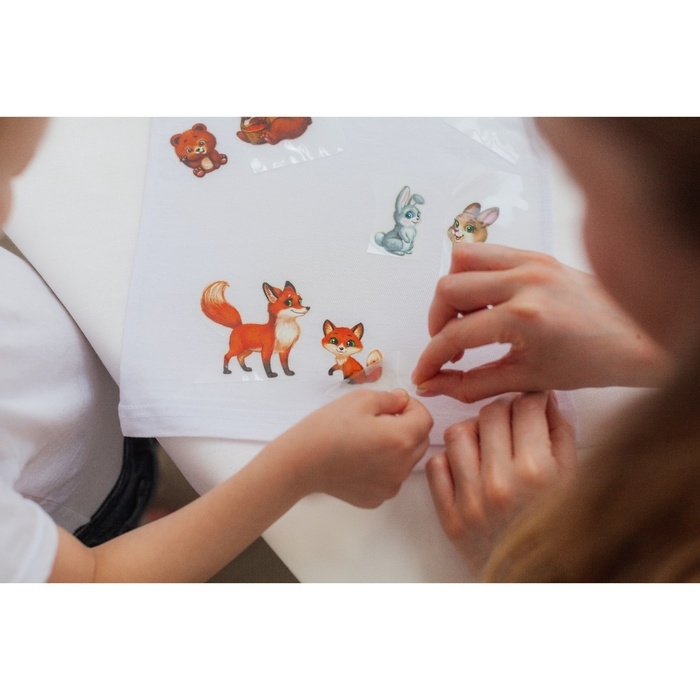 Термотрансфер «Мамы с малышами», 19,5 × 21 см, 4 дизайна, цена за 1 лист Термотрансфер «Мамы с малышами», 19,5 × 21 см, 4 дизайна, цена за 1 лист