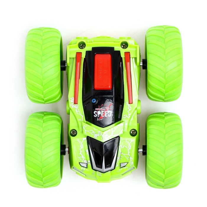 Перевёртыш инерционный «Трюкач», цвет зелёный Перевёртыш инерционный «Трюкач», цвет зелёный