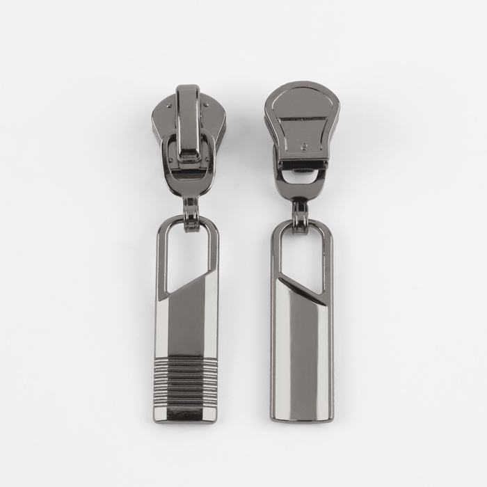 Бегунок автоматический для молнии «Трактор», №5, 10 шт, цвет чёрный никель Бегунок автоматический для молнии «Трактор», №5, 10 шт, цвет чёрный никель