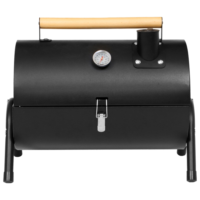 Гриль-коптильня, с температурным датчиком, 42 х 29 х 37 см, цвет чёрный Гриль-коптильня, с температурным датчиком, 42 х 29 х 37 см, цвет чёрный