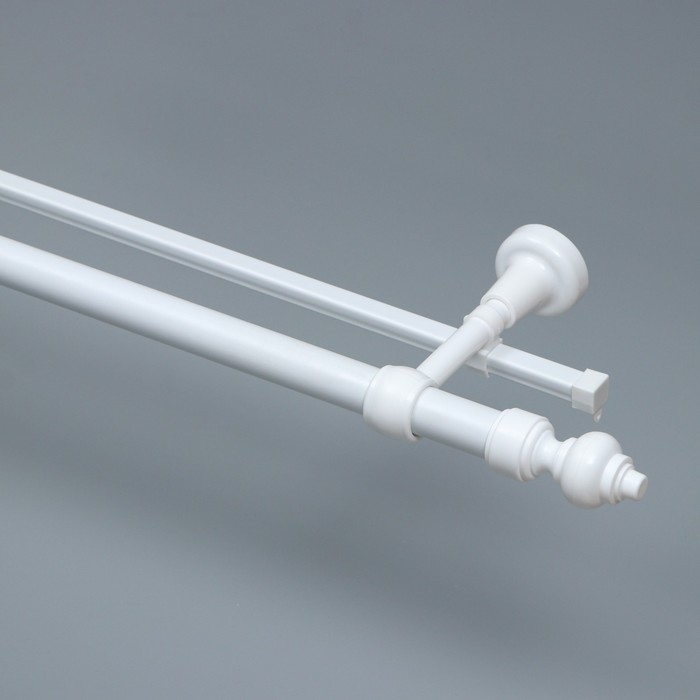 Карниз двухрядный, 160 см, цвет белый Карниз двухрядный, 160 см, цвет белый