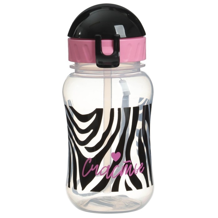 Поильник-непроливайка с трубочкой,от 9 мес., 270 мл., &laquo;Зебра&raquo;, M&B