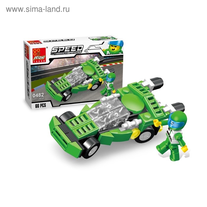 Конструктор &laquo;Спорткар&raquo;, 66 деталей