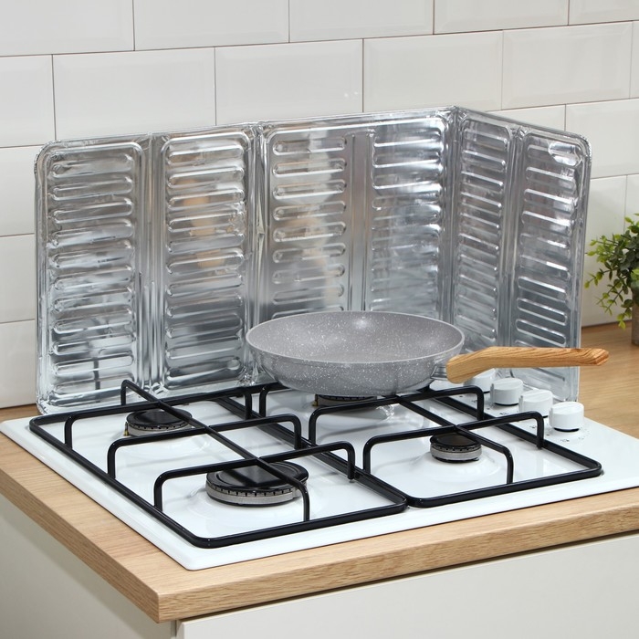 Защитное покрытие для газовой плиты Доляна, 84×32,5 см Защитное покрытие для газовой плиты Доляна, 84×32,5 см