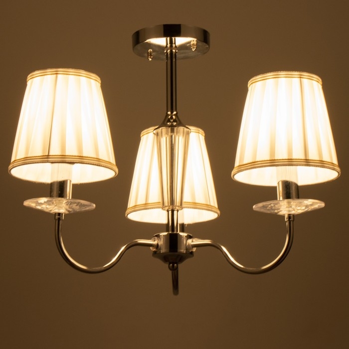 Люстра Люстра "Авиталь" 3xЕ14 40Вт хром 58х58х80 см BayerLux