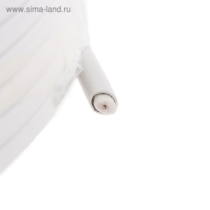 Кабель телевизионный PROconnect RG-6U, бухта 100 м, 75 Ом, CCS/Al/Al, 48%, белый Кабель телевизионный PROconnect RG-6U, бухта 100 м, 75 Ом, CCS/Al/Al, 48%, белый