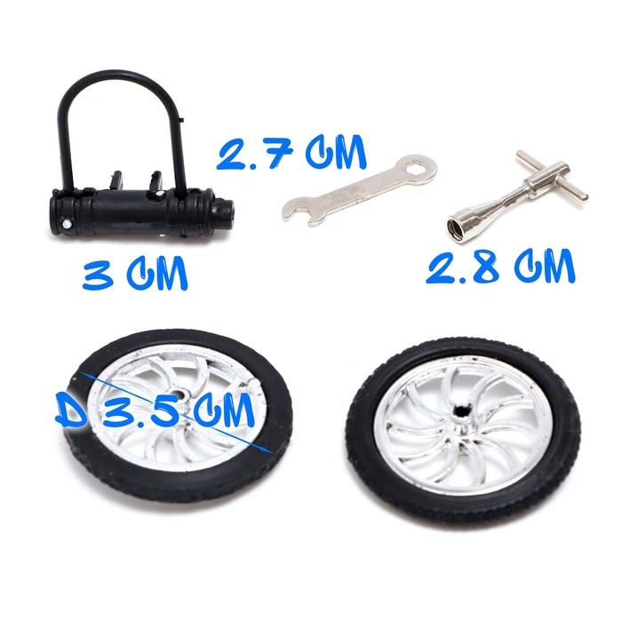 Набор пальчиковых игрушек «Скорость», фингербайк, фингерборд, цвет МИКС Набор пальчиковых игрушек «Скорость», фингербайк, фингерборд, цвет МИКС