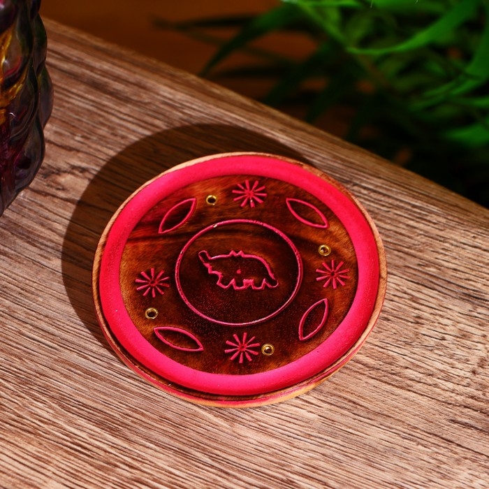 Подставка под благовония  Подставка под благовония "Небесное счастье" 10х10х1 см МИКС