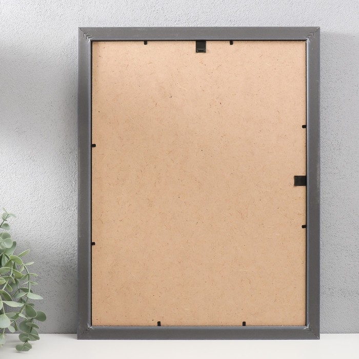 Фоторамка пластик Фоторамка пластик "МИРАМ" 30х40 см, (пластиковый экран), серый